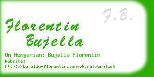 florentin bujella business card